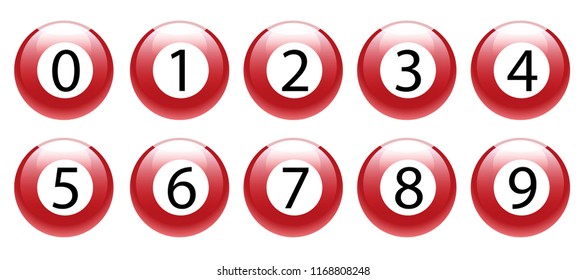 vector of red shiny lottery number thai government lottery concept