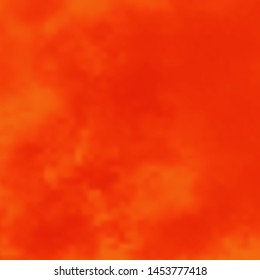 Vector Red Smoke or Fog Transparent Pattern . Cloud Special Effect. Natural Phenomenon, Mysterious Atmosphere or Mist.