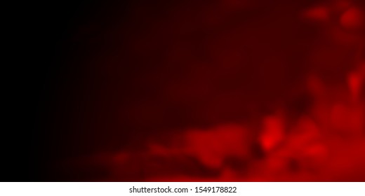 Vector red smoke on dark background. Realistik vector red smoke background
