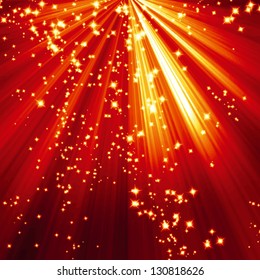 Vector red spot light with room for an added object