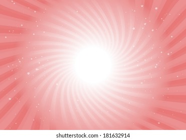 Vector red star burst abstract background illustration - Vector abstract blast of stars  template illustration