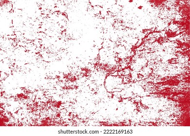 Vector red texture overlay grunge effect. Abstract background.