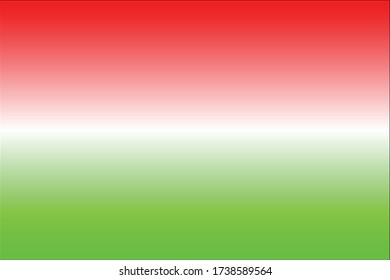 vector with red white and green color background in gradient effect which can be used as wallpaper or presentation slide