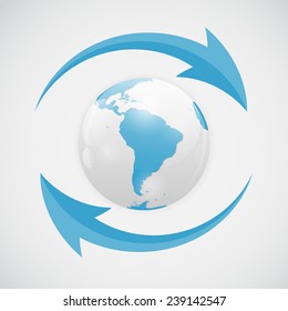 Vector Refresh Icon Illustration EPS10