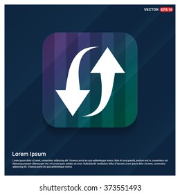 Vector Refresh icon, vector Reload icon