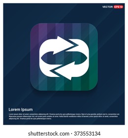 Vector Refresh icon, vector Reload icon
