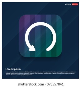 Vector Refresh icon, vector Reload icon