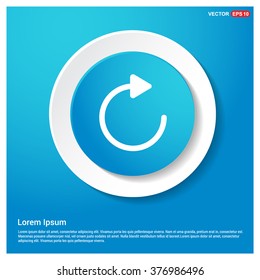 Vector Refresh icon, vector Reload icon