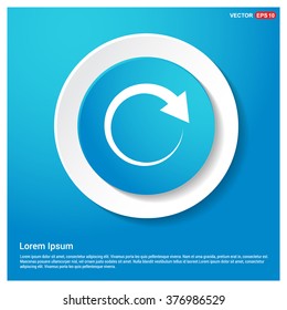Vector Refresh icon, vector Reload icon