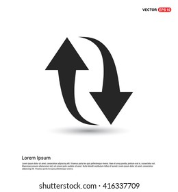Vector Refresh icon, vector Reload icon