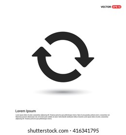 Vector Refresh icon, vector Reload icon