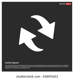 Vector Refresh icon, vector Reload icon