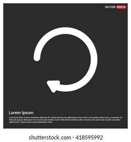 Vector Refresh icon, vector Reload icon