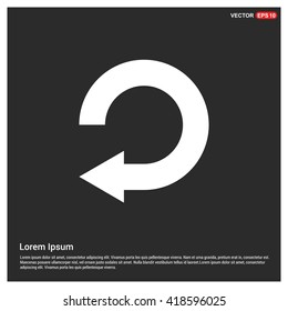 Vector Refresh icon, vector Reload icon