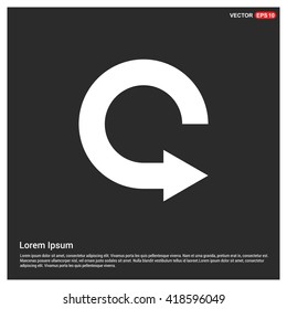 Vector Refresh icon, vector Reload icon