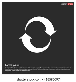 Vector Refresh icon, vector Reload icon