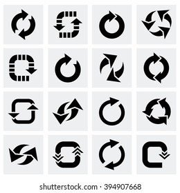 Vector Refresh icon set