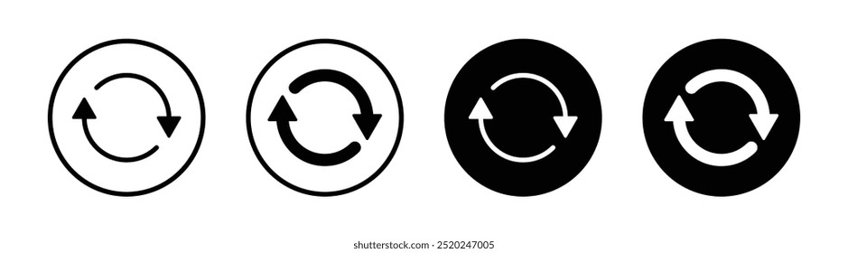 Vector Refresh Icon Set. Reload Symbols