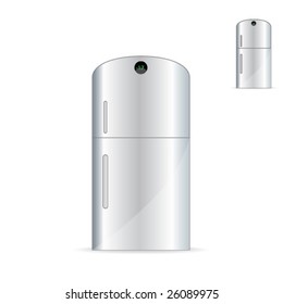 Vector refrigerator icon.