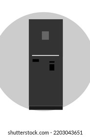 vector refrigerator Used for making pictures about household items. home decoration chilling