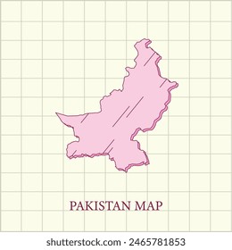 vector regions map of pakistan