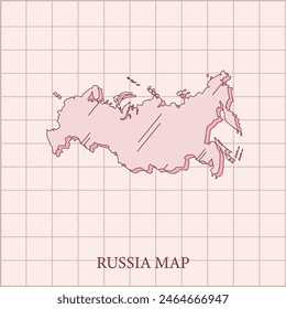 Mapa de las regiones de Vector de Rusia