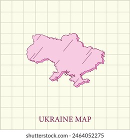 vector regions map of Ukraine