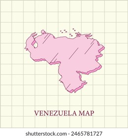 vector regions map of venezuela