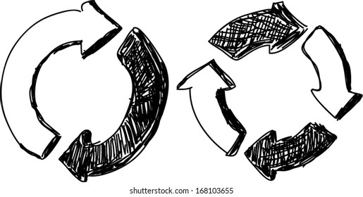 vector reload arrows 