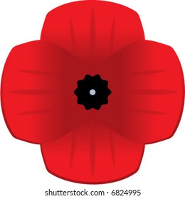 vector Remembrance Day Poppy