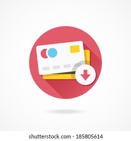 Vector Remove Credit Card Icon