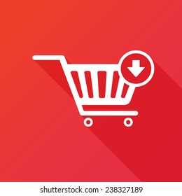 Vector Remove from Shopping Cart Icon