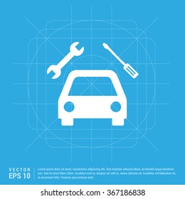 Vector Repair Car icon