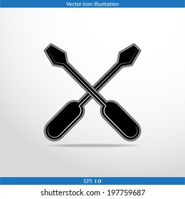 Vector repair web flat icon