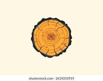 Vektorreparatur. Illustrationen von Wood SLice-Tool. Cartoon Carpenter Tools