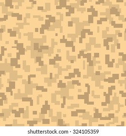 vector repeat camouflage texture with desert colors