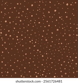 A vector repeat pattern with hand-drawn spots in shades of brown on a textured background. Geometric style, perfect for textiles, home decor, and adding a modern, earthy touch to any project.