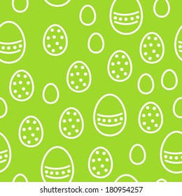 vector repeated easter pattern with many white heart
