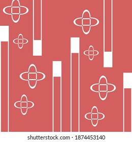 Vector repeated floral patterns. Colorful background. Fit for your cover, flyer, wallpaper, banner, poster, etc.