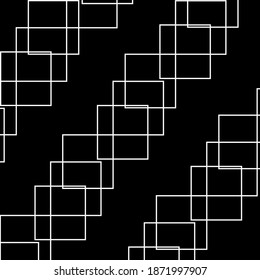 Vector repeated patterns. Black background. Fit for your cover, flyer, wallpaper, banner, poster, annual report, etc.