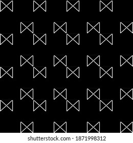 Vector repeated patterns. Black background. Fit for your cover, flyer, wallpaper, banner, poster, annual report, etc.