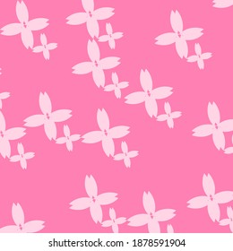 Vector repeated patterns cover. Pink background. Fit for your flyer, background, wallpaper, flyer, magazine cover, template cover, banner, etc.
