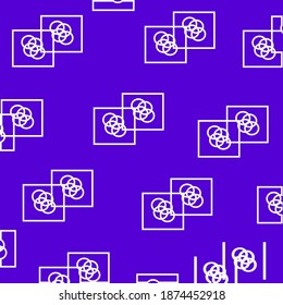 Vector repeated patterns. Purple background. Fit for your cover, flyer, wallpaper, banner, poster, annual report, etc.