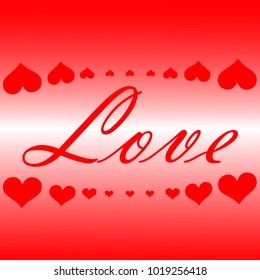 Vector repeating background with hearts. pattern with hearts.