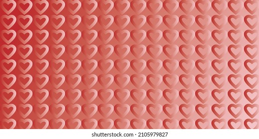 vector repeating pattern of heat shape gradient strokes and gradient background