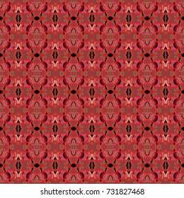 vector repeating pattern  of red lace texture design over a black  background 