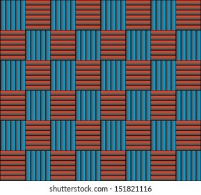 Vector - Repeating Seamless Weave Pattern