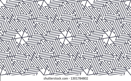 Vector repeating texture. Geometric seamless pattern. Abstract print.