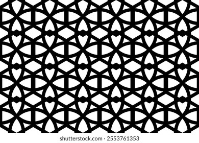 vector repetition spiral hexagonal shape ornament wallpaper background