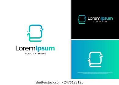 Vector report check logo design, book check logo, education logo design template